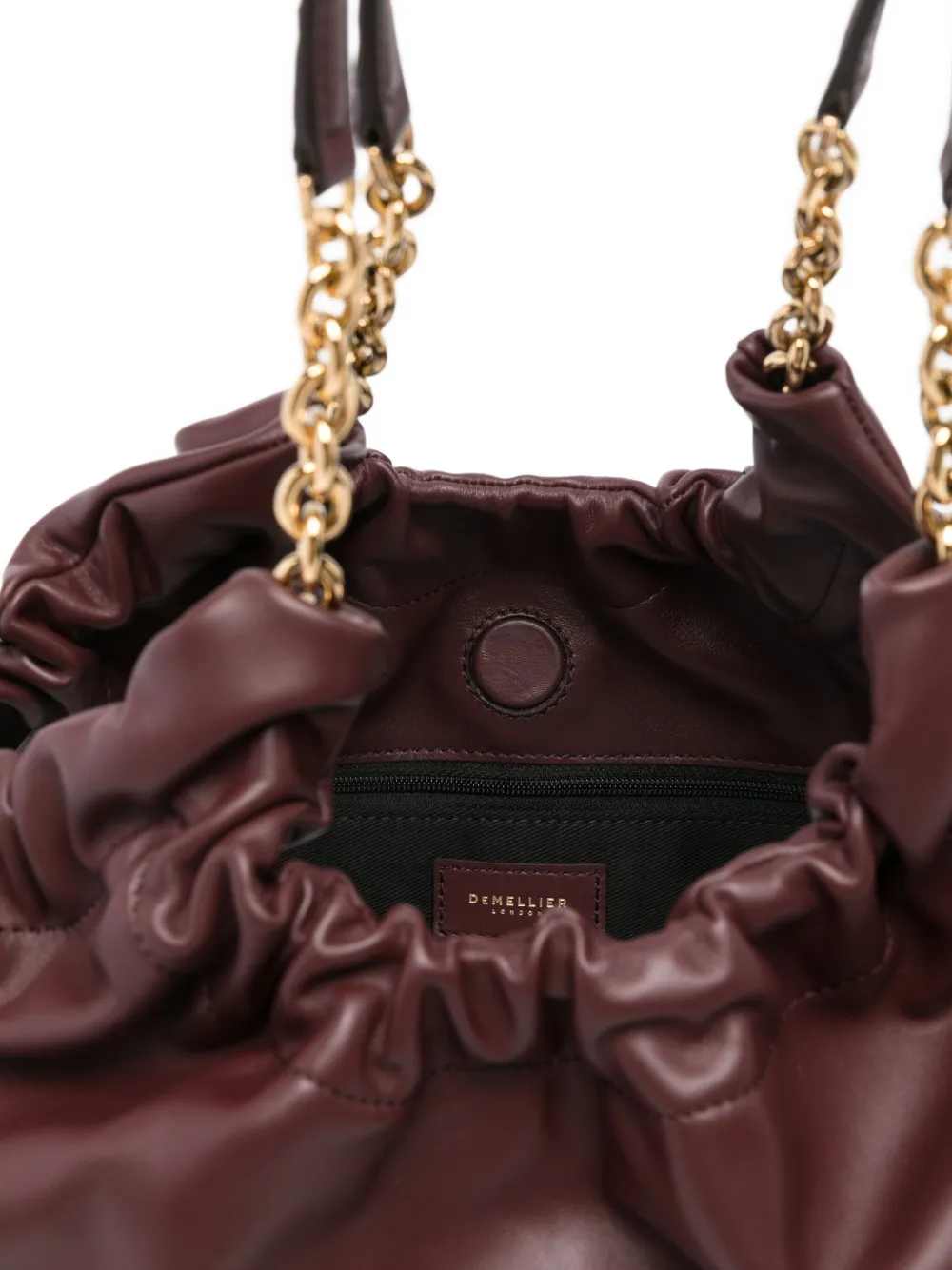 Demellier Midi Miami Shoulder Bag In Red