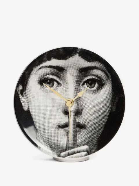 Fornasetti Silenzio desk clock (15cm)