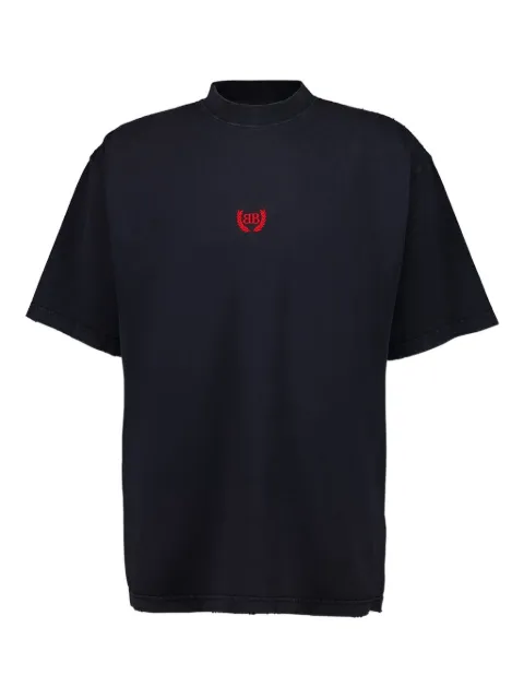 Balenciaga Laurel logo-embroidered T-shirt