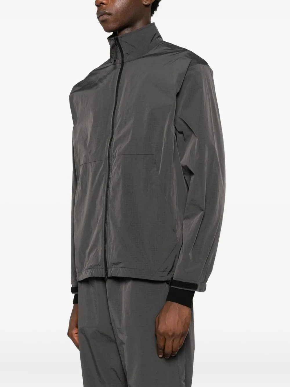 Goldwin Ripstop Windbreaker Jacket In Black