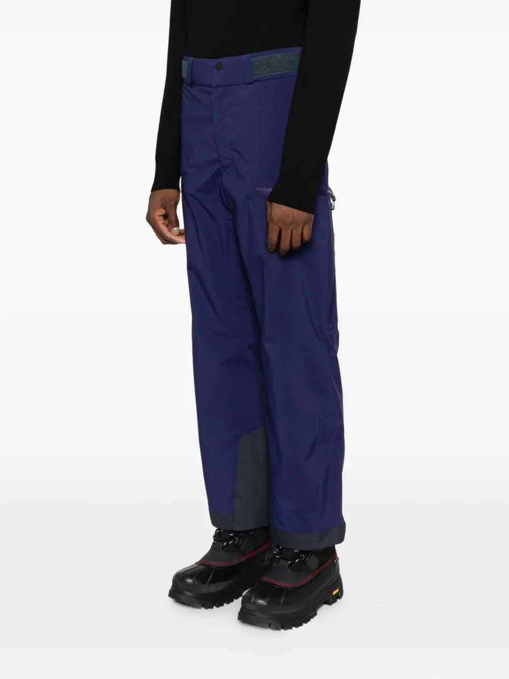 Goldwin Waterproof Track Pants In Blue