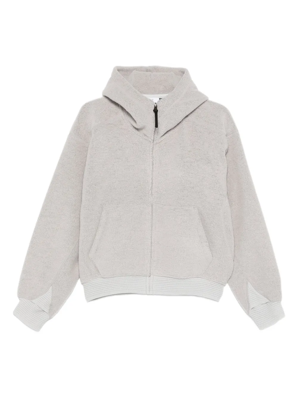 Goldwin 0 hoodie con textura afelpada | gris | Image 1