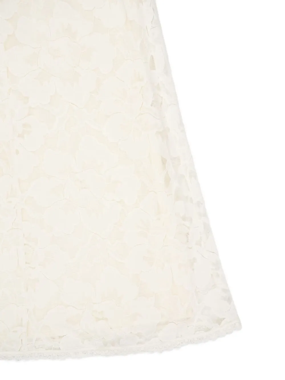 ZIMMERMANN Broek met culotte van kant Wit