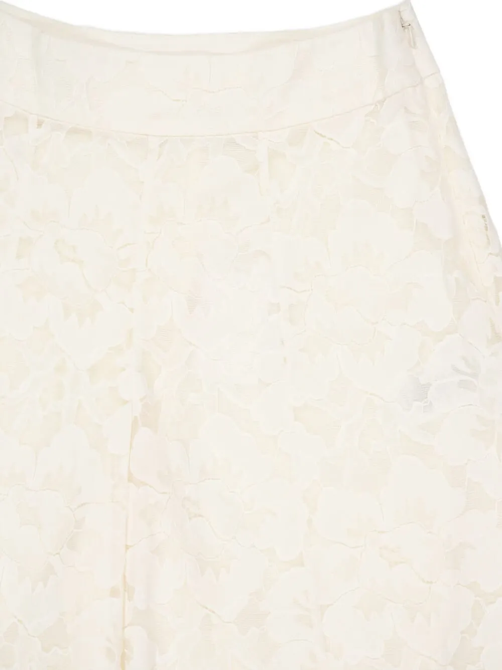 ZIMMERMANN Broek met culotte van kant Wit