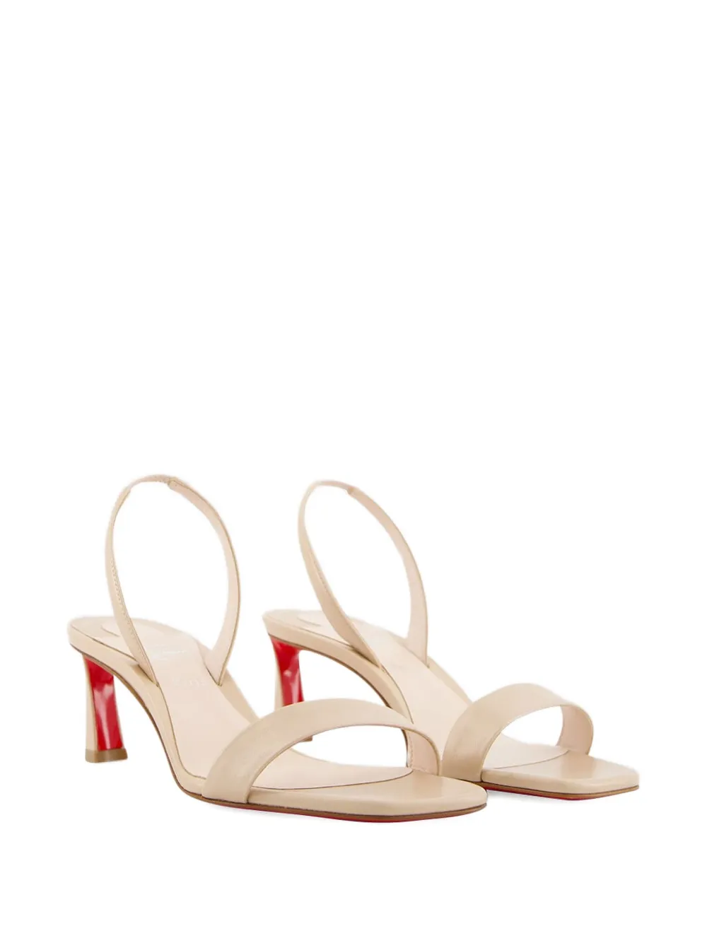 Christian Louboutin 55mm leather slingback sandals | Heeled Sandals | Image 2