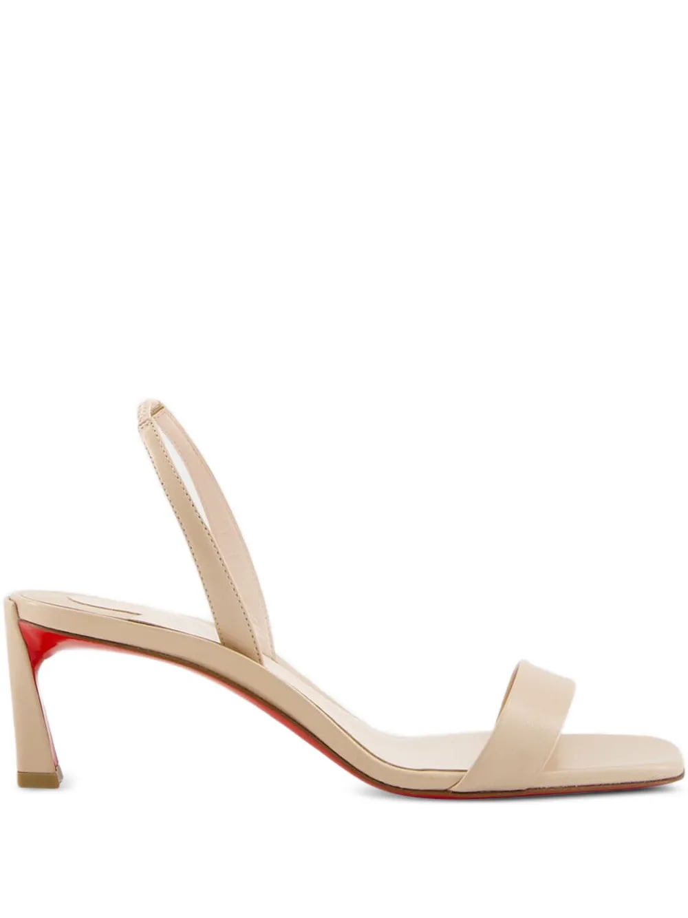 Christian Louboutin 55mm leather slingback sandals | Neutrals | Image 1