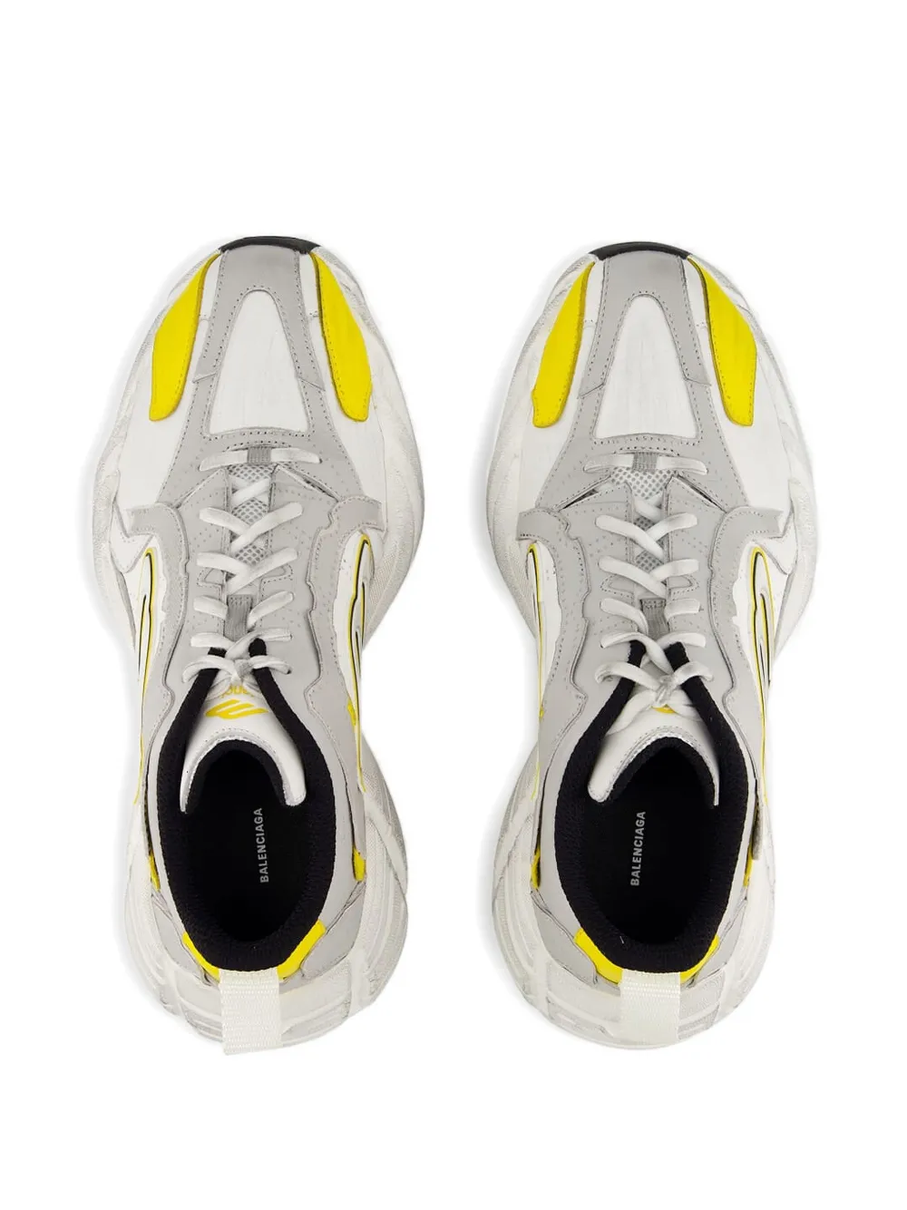 Balenciaga Monday leather logo sneakers Grey