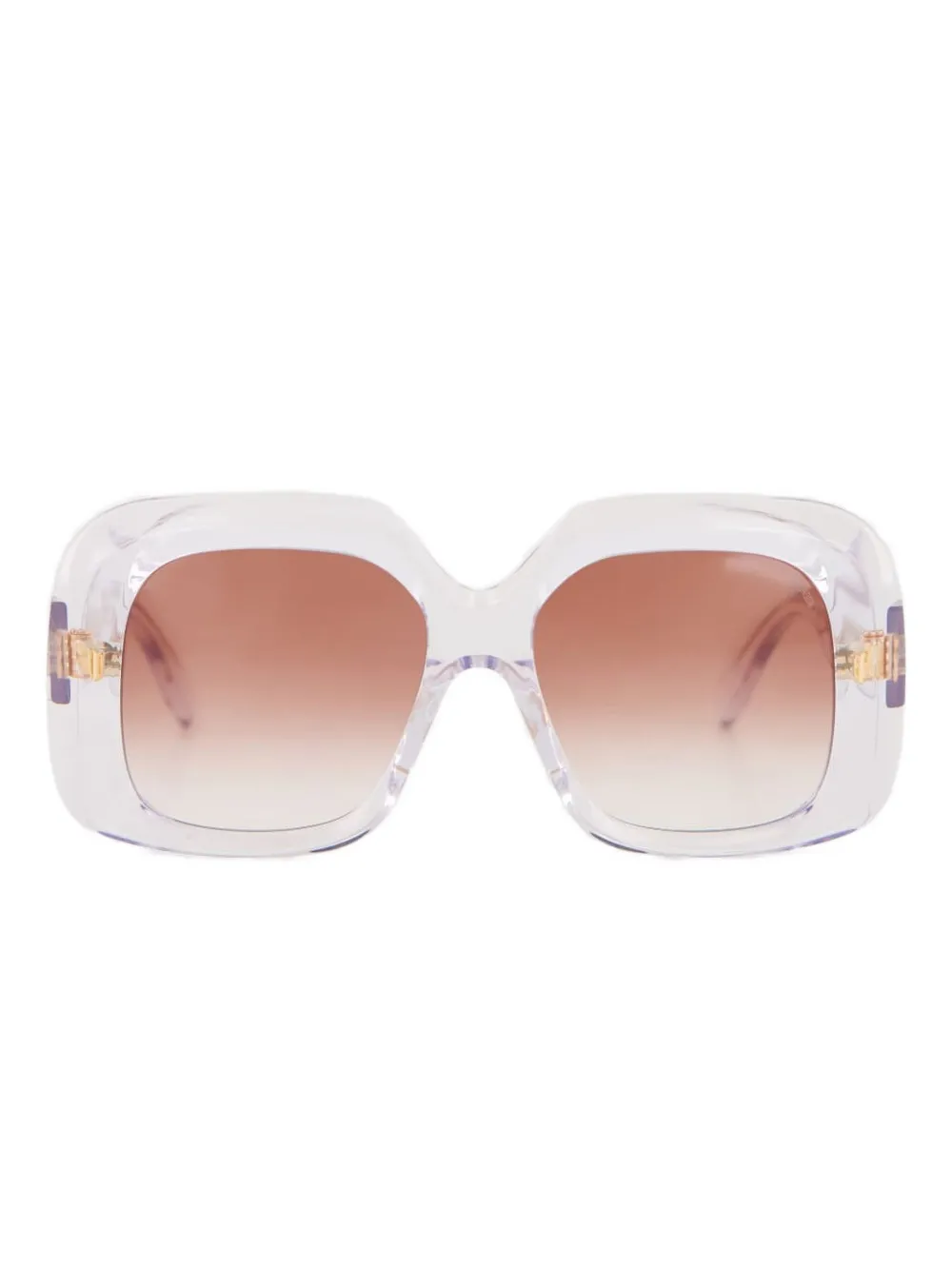 Cutler And Gross Rectangle-frame Sunglasses In Pink