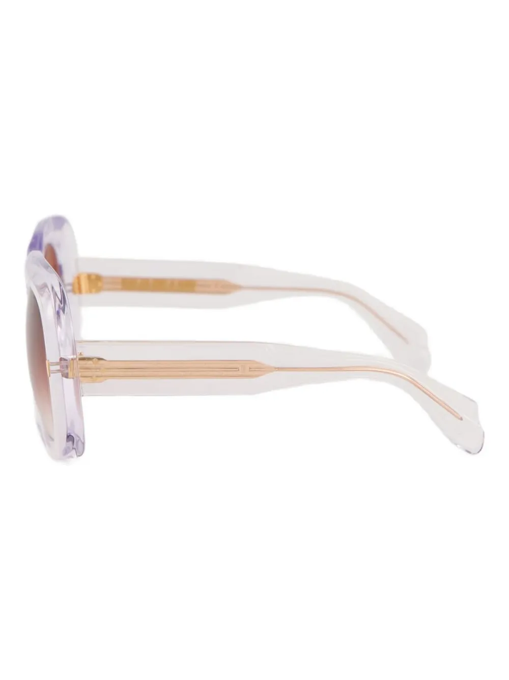 Cutler And Gross Rectangle-frame Sunglasses In Pink