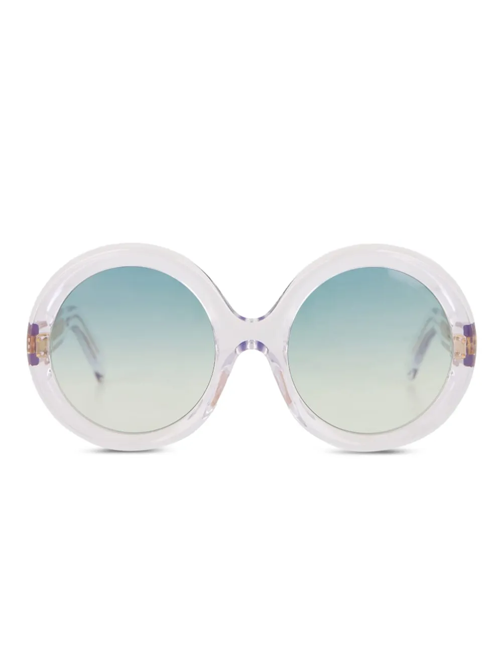Cutler & Gross 1412 round-frame sunglasses - Bianco
