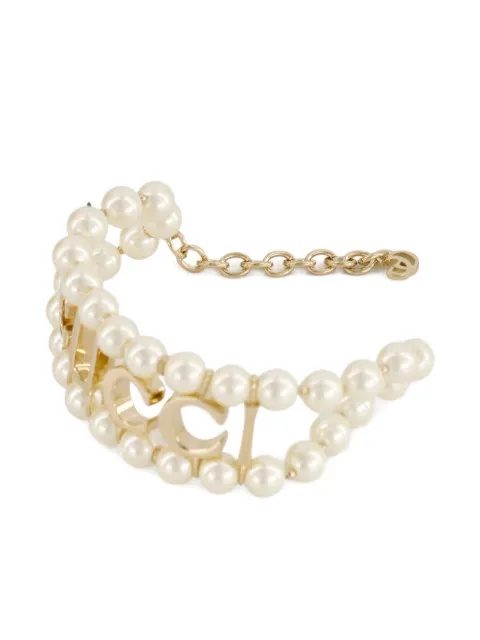 Gucci pulsera de perlas con detalles