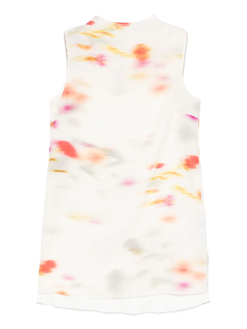 Ferragamo Jurk met bloemenprint Beige