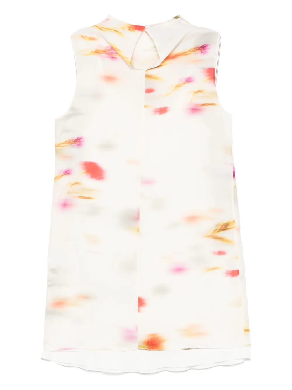 Ferragamo floral-print dress - Beige