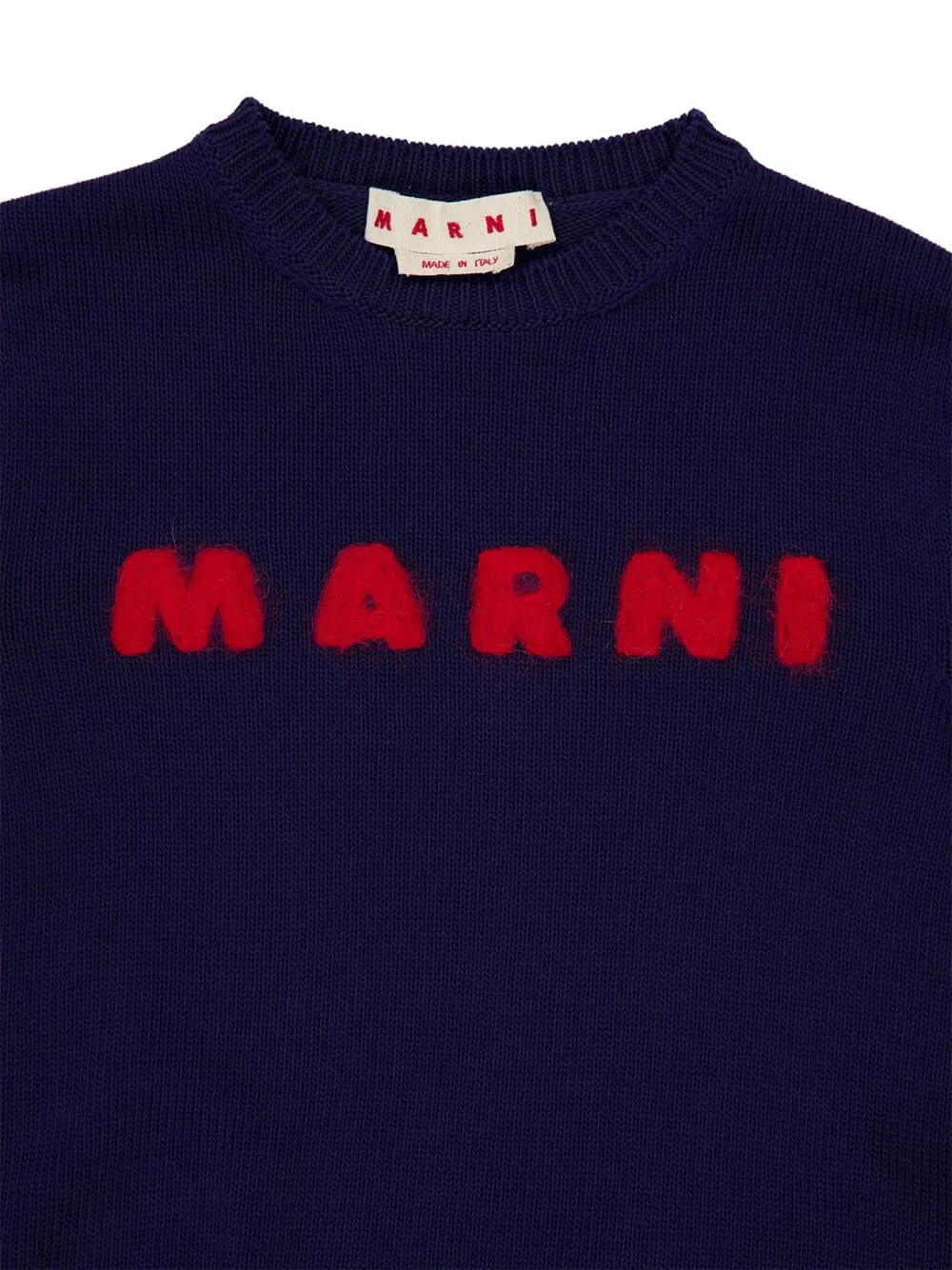 Marni Trui met geborduurd logo Blauw