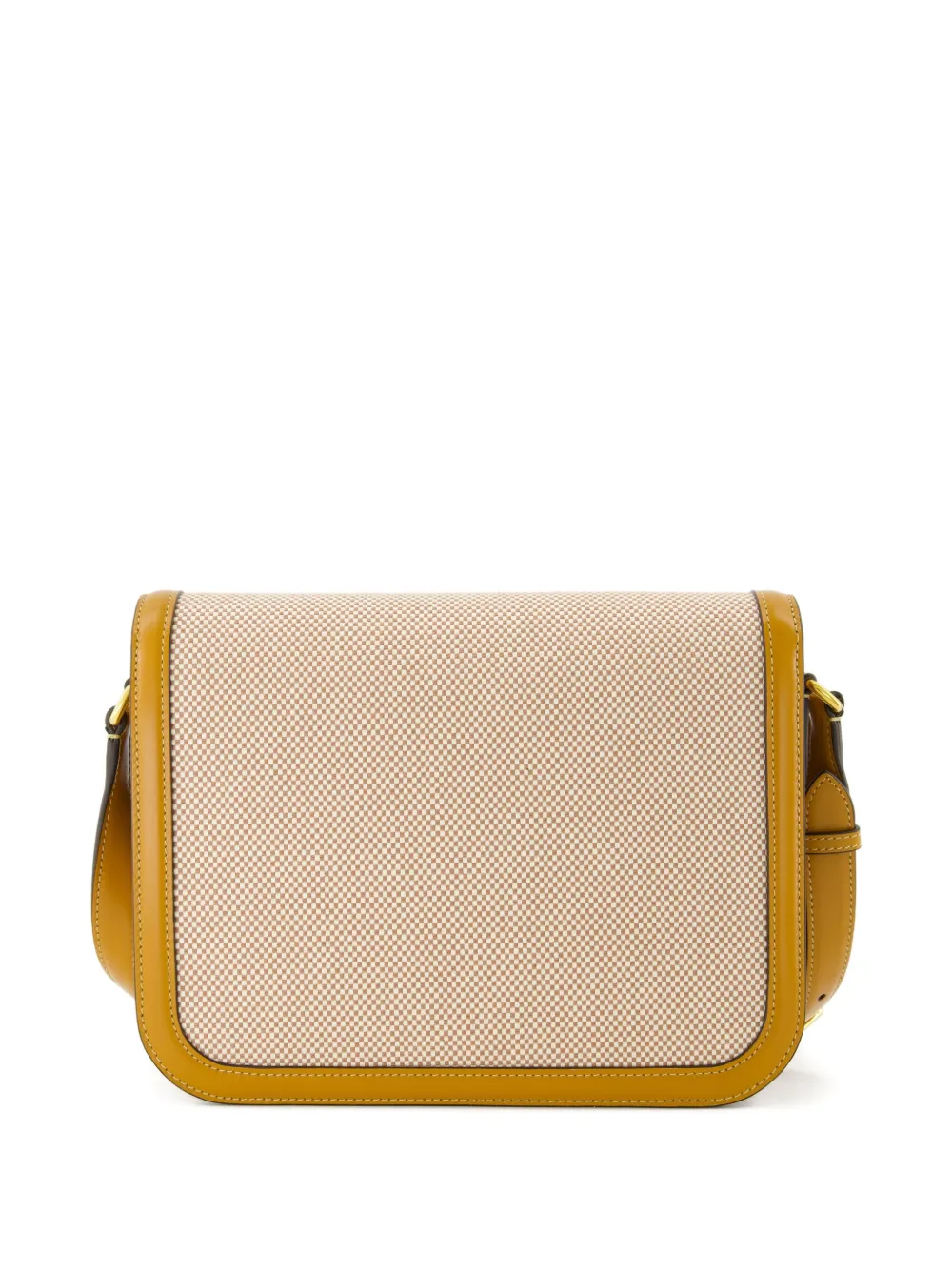 Valentino Garavani VLogo Signature-plaque shoulder bag Beige