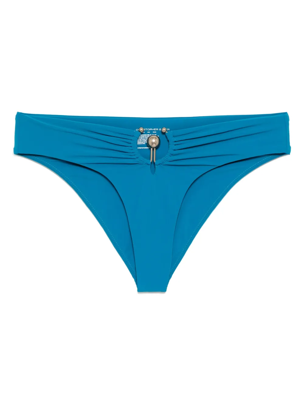 Christopher Esber ruched orbit high brief | Blue | Image 1