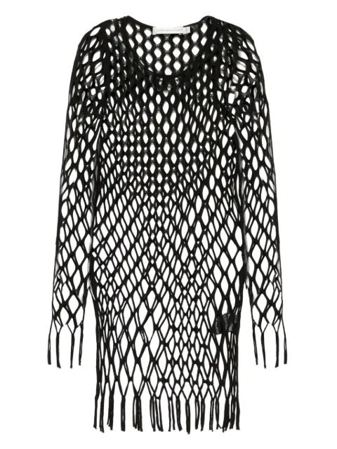 Christopher Esber vestido corto de malla