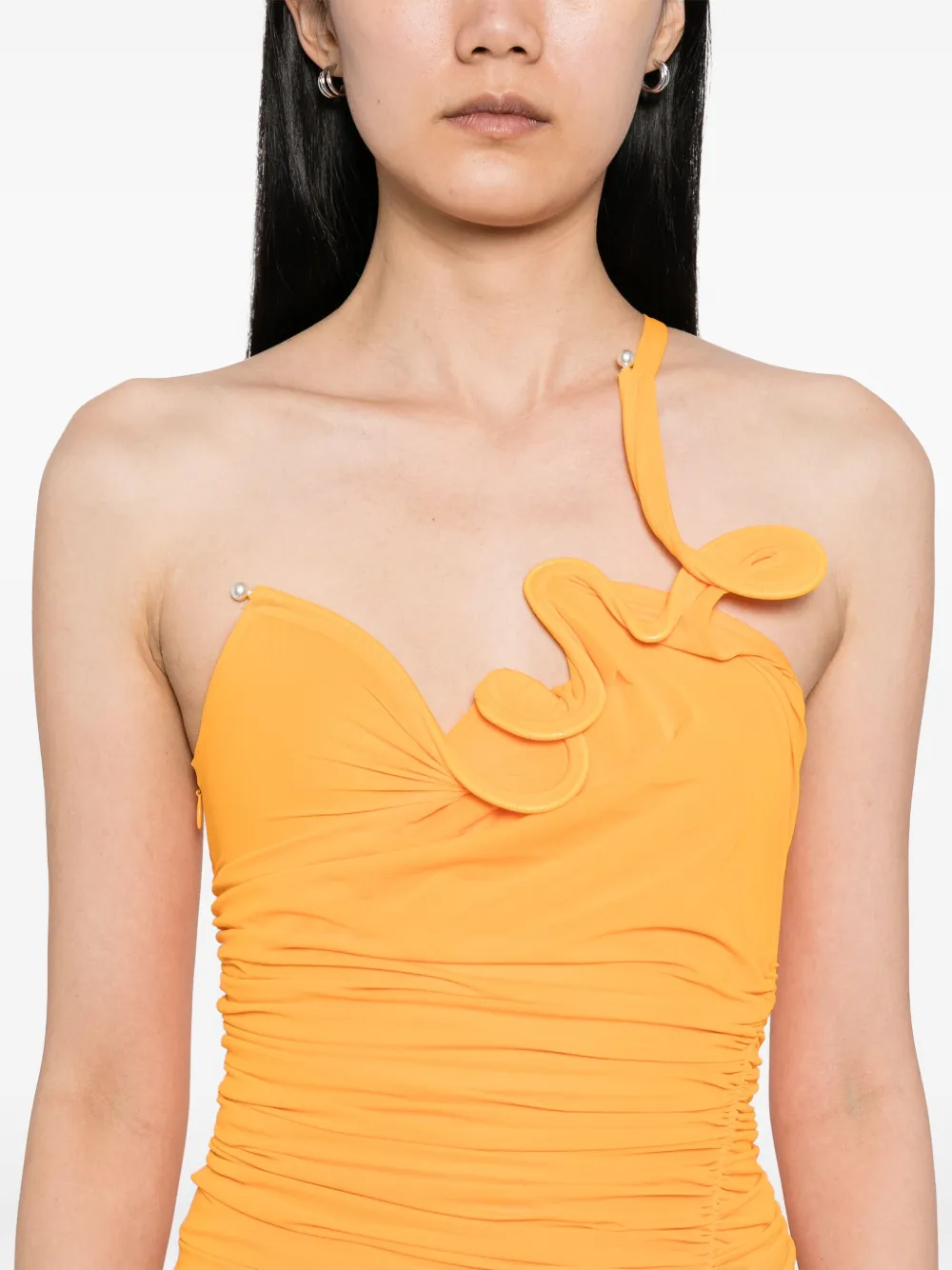 Christopher Esber Venus jurk Oranje