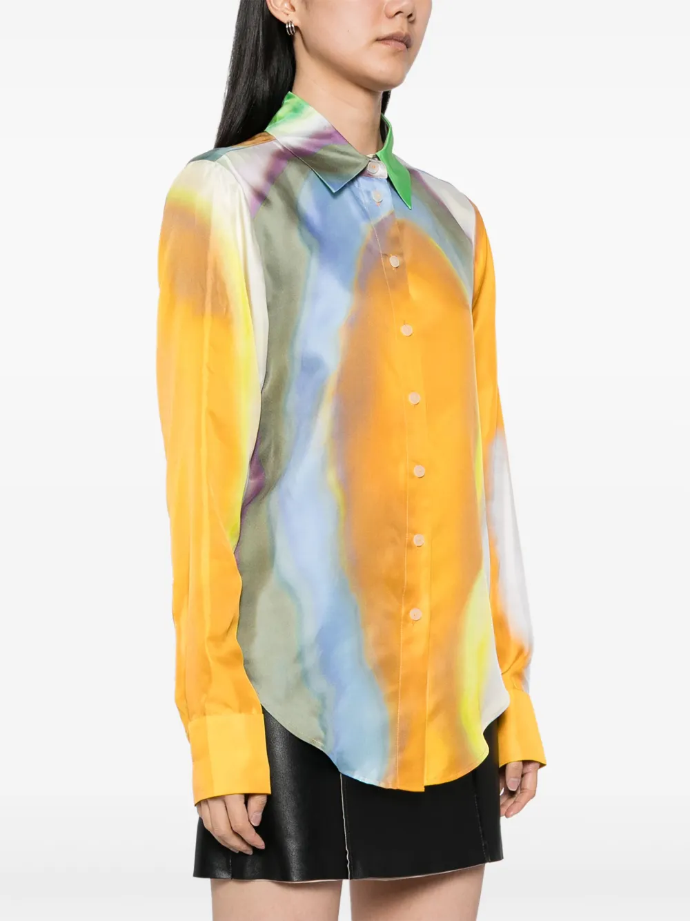 Christopher Esber Aura blouse Oranje