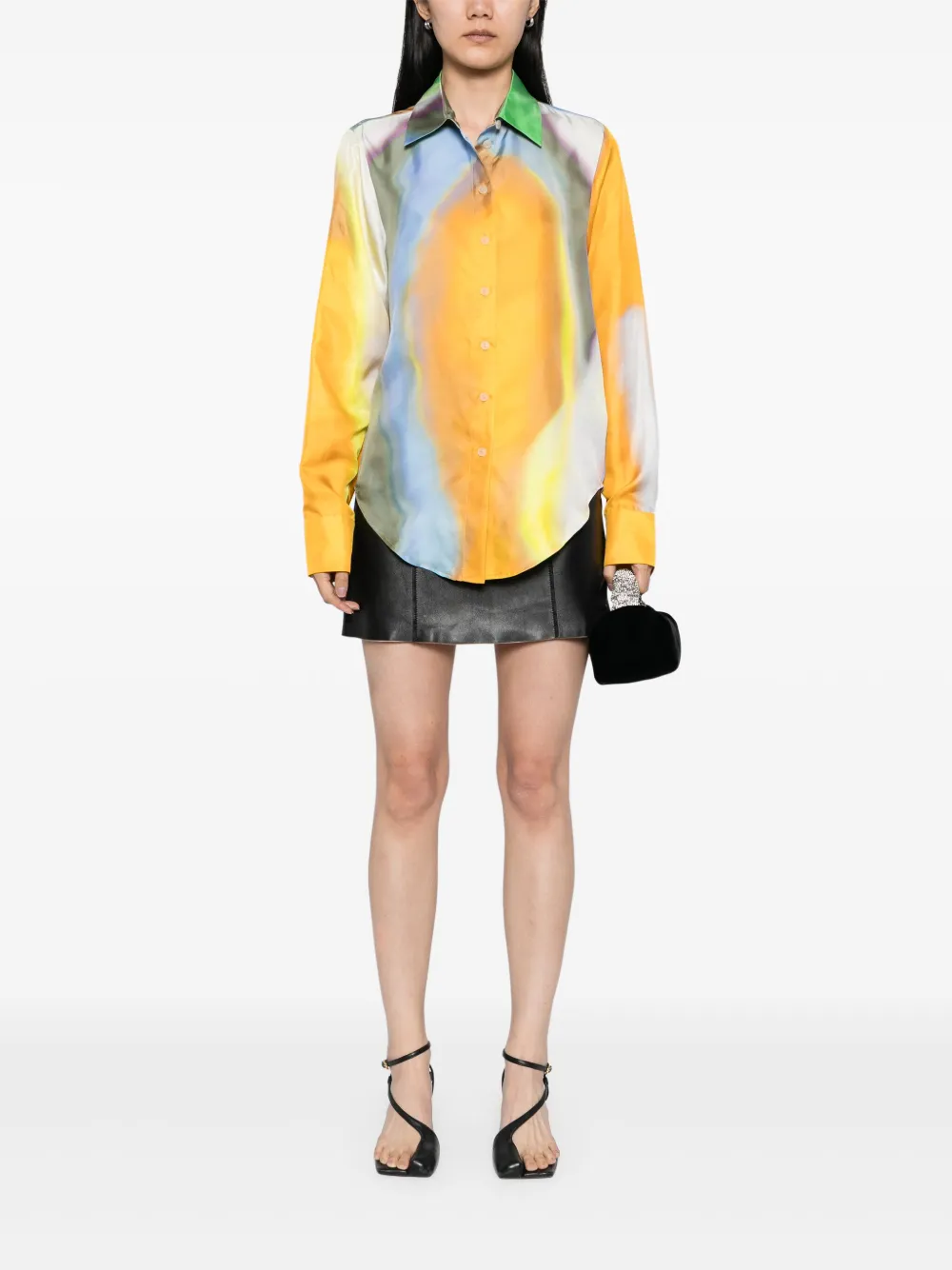 Christopher Esber Aura blouse - Oranje