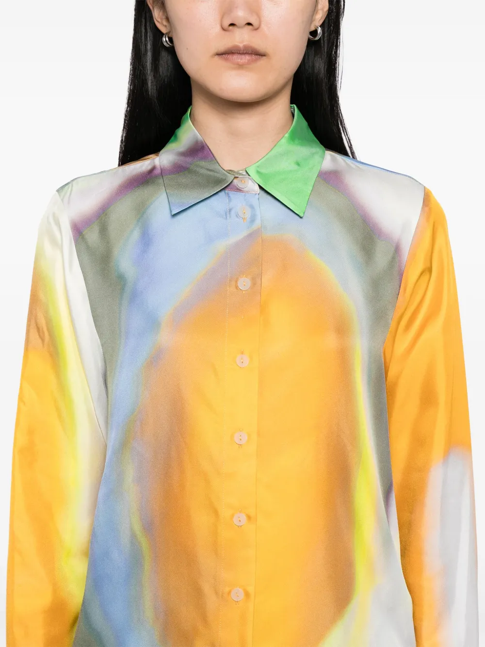 Christopher Esber Aura blouse Oranje