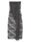 Christopher Esber floating lace dress - Grey