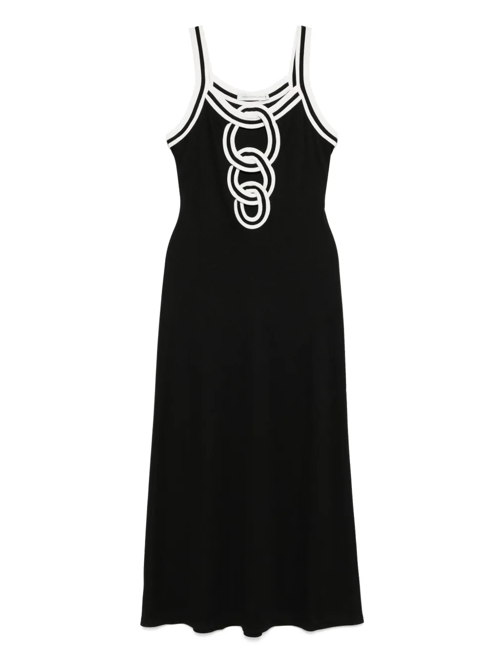 Christopher Esber multi verner linked chain dress | Black | Image 1