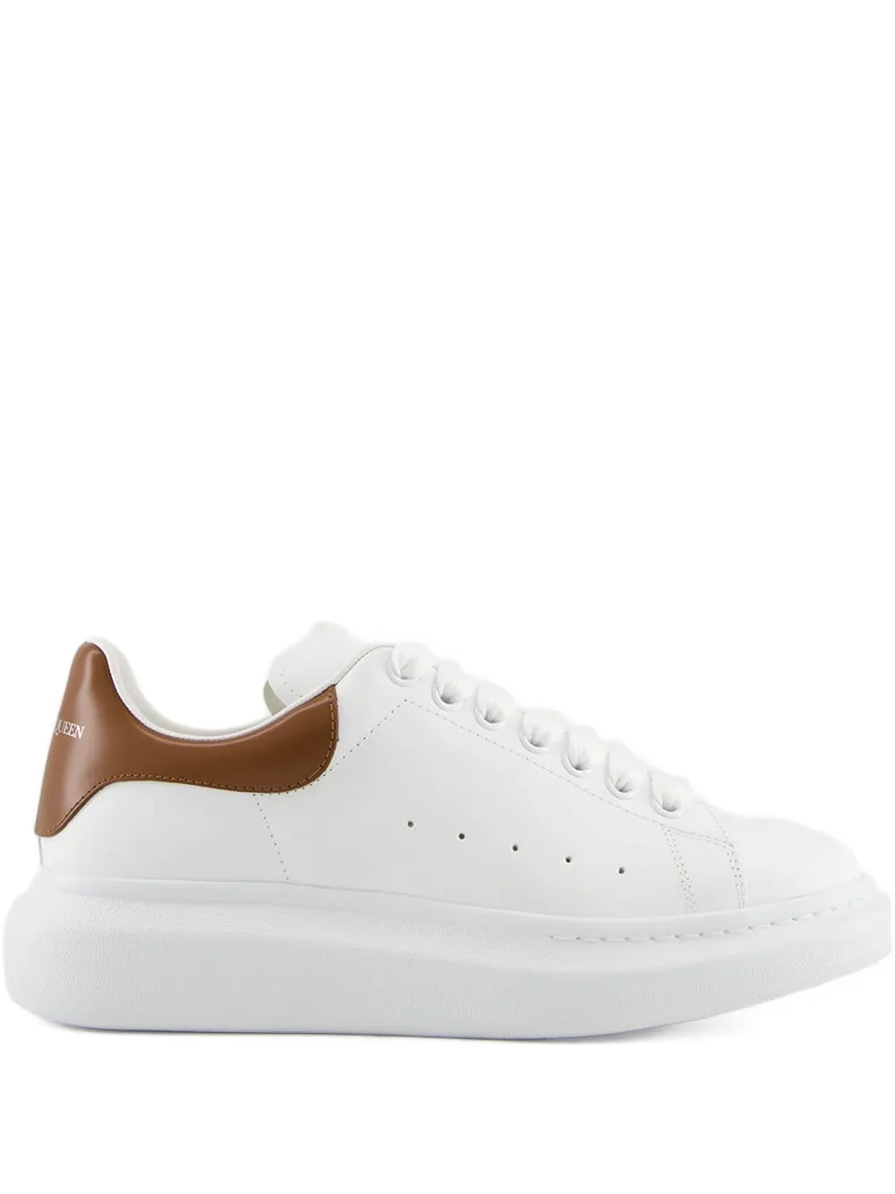 Alexander McQueen leather sneakers White