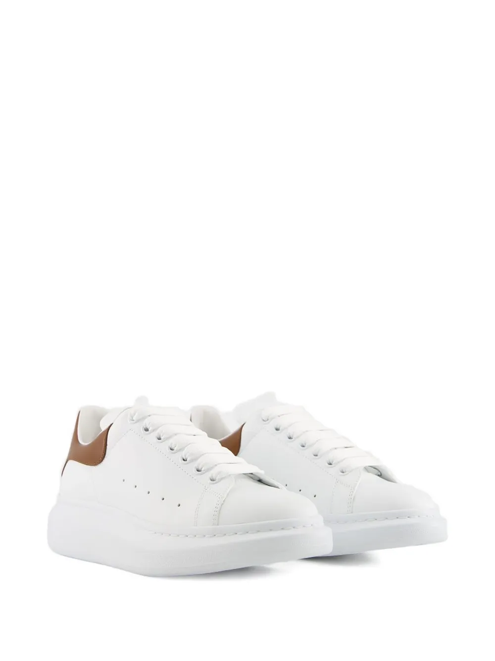 Alexander McQueen leather sneakers White