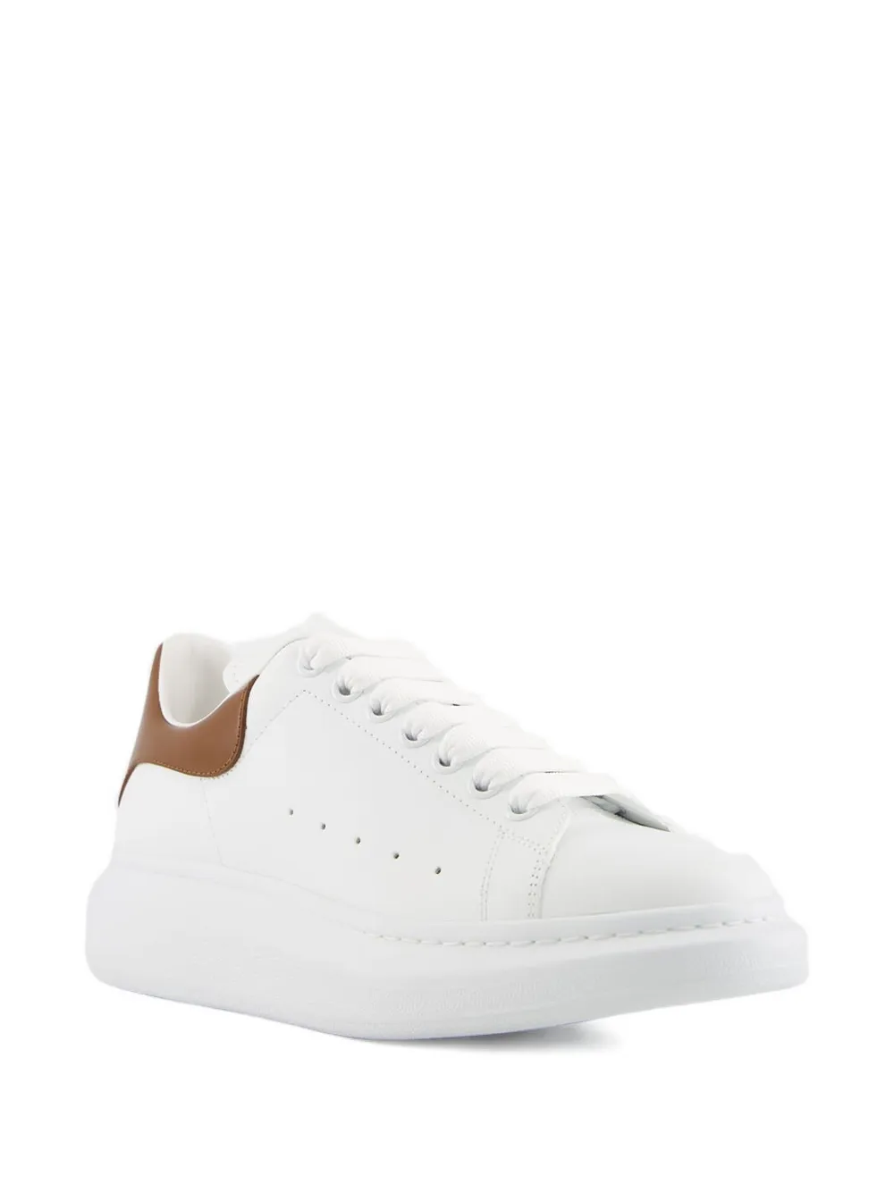 Alexander McQueen leather sneakers White