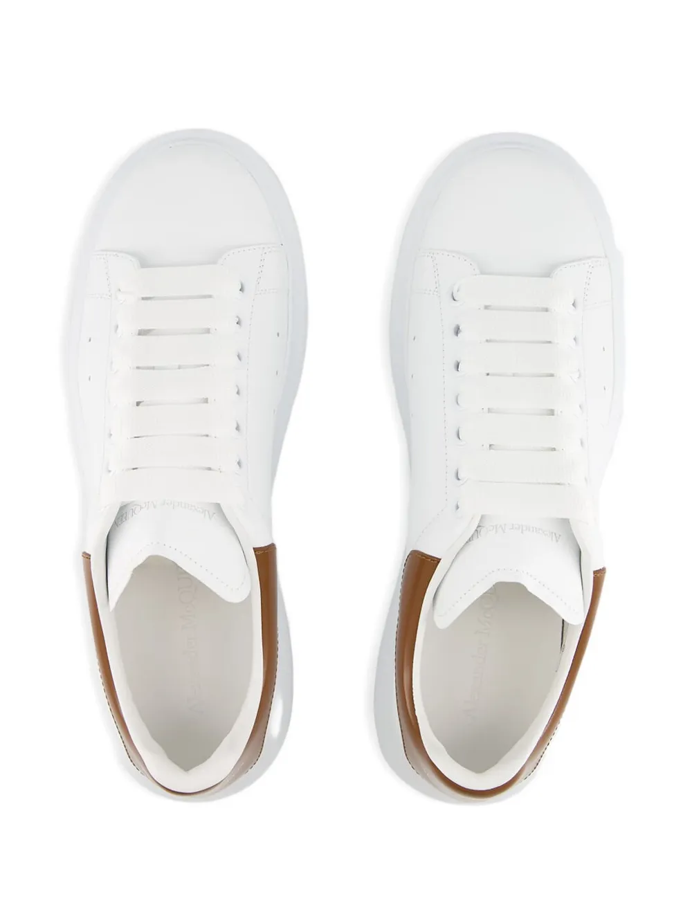Alexander McQueen leather sneakers White