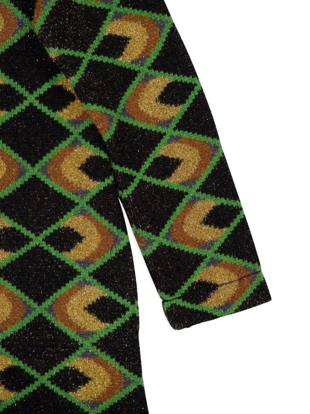 La DoubleJ Jas met geometrisch patroon Zwart