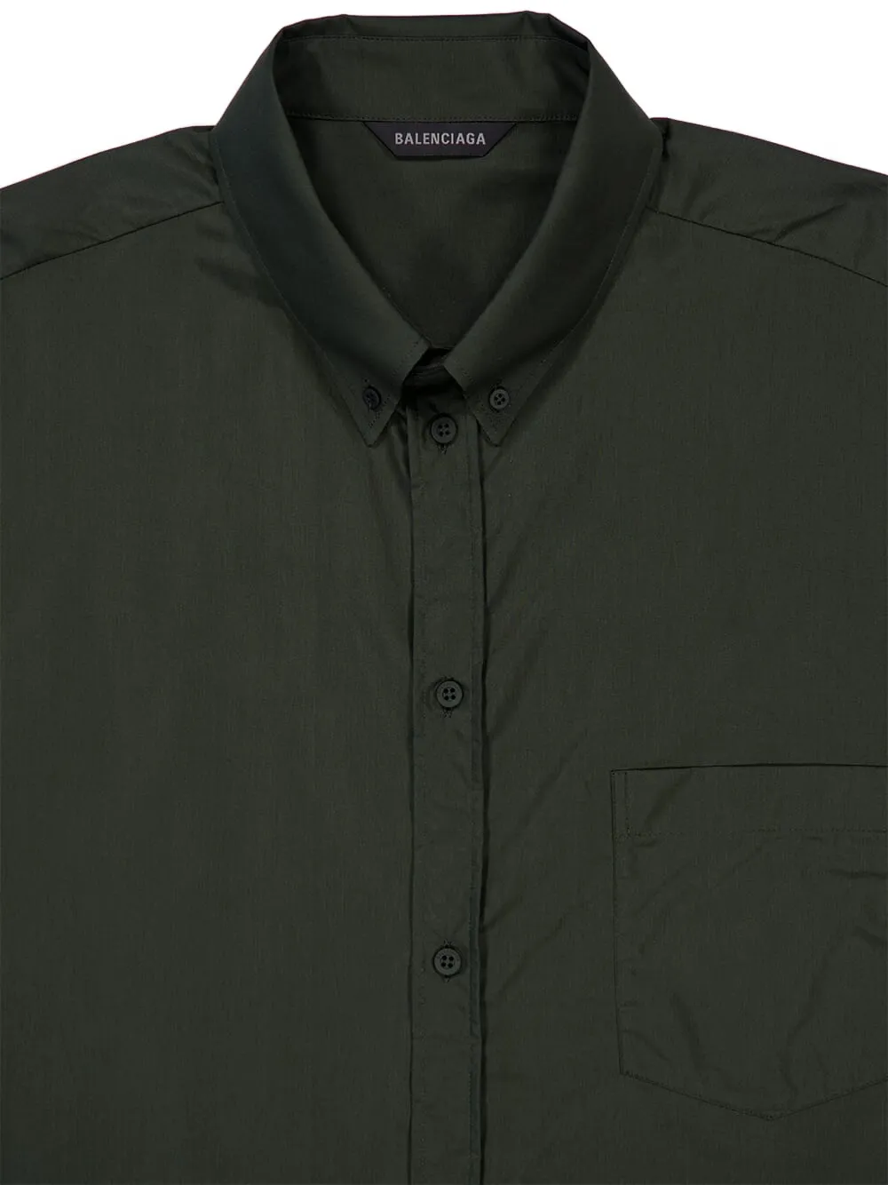 Balenciaga Popeline overhemd Groen