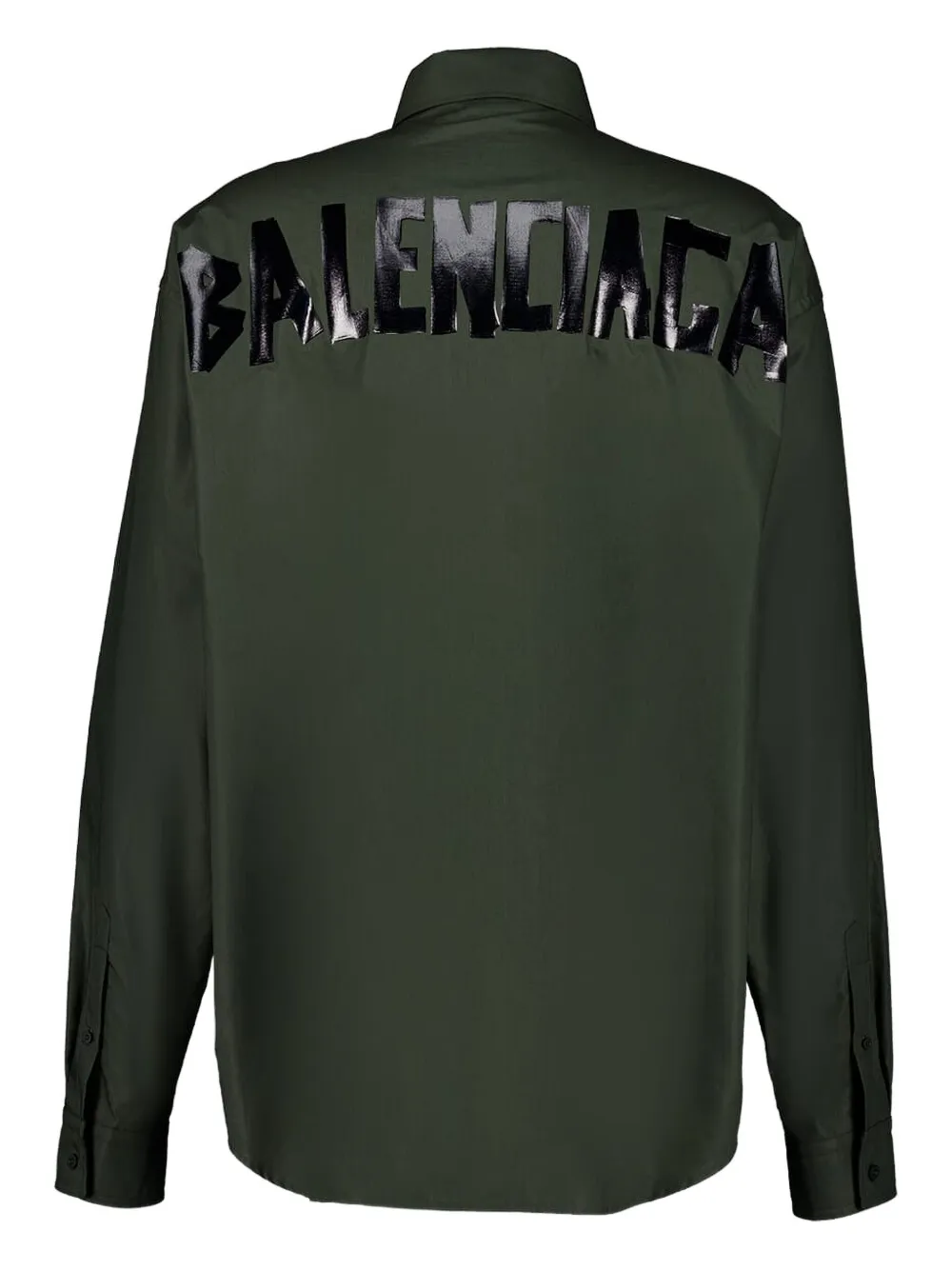 Balenciaga Popeline overhemd - Groen