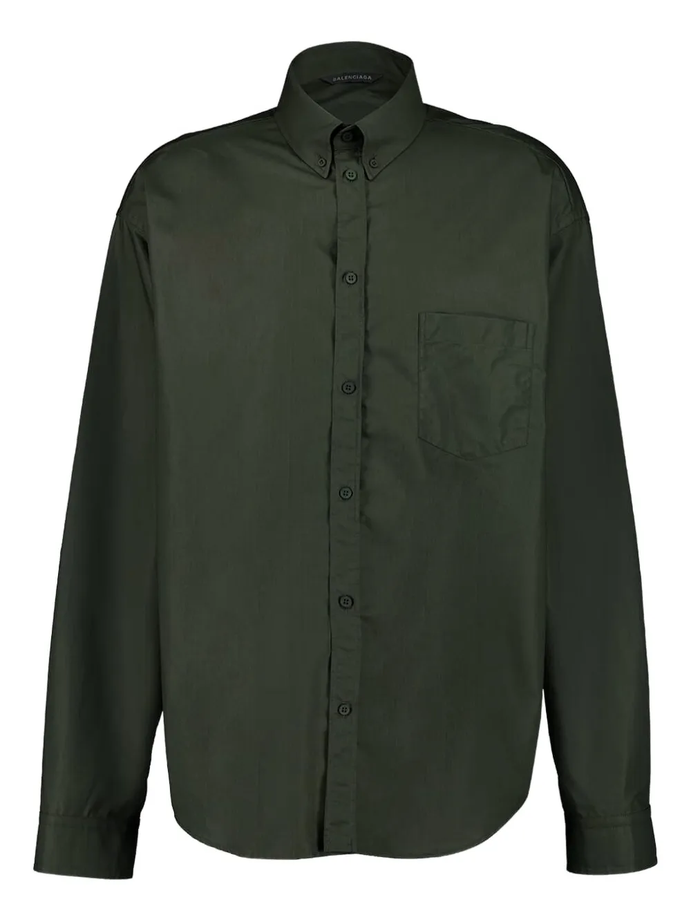 Balenciaga Popeline overhemd Groen