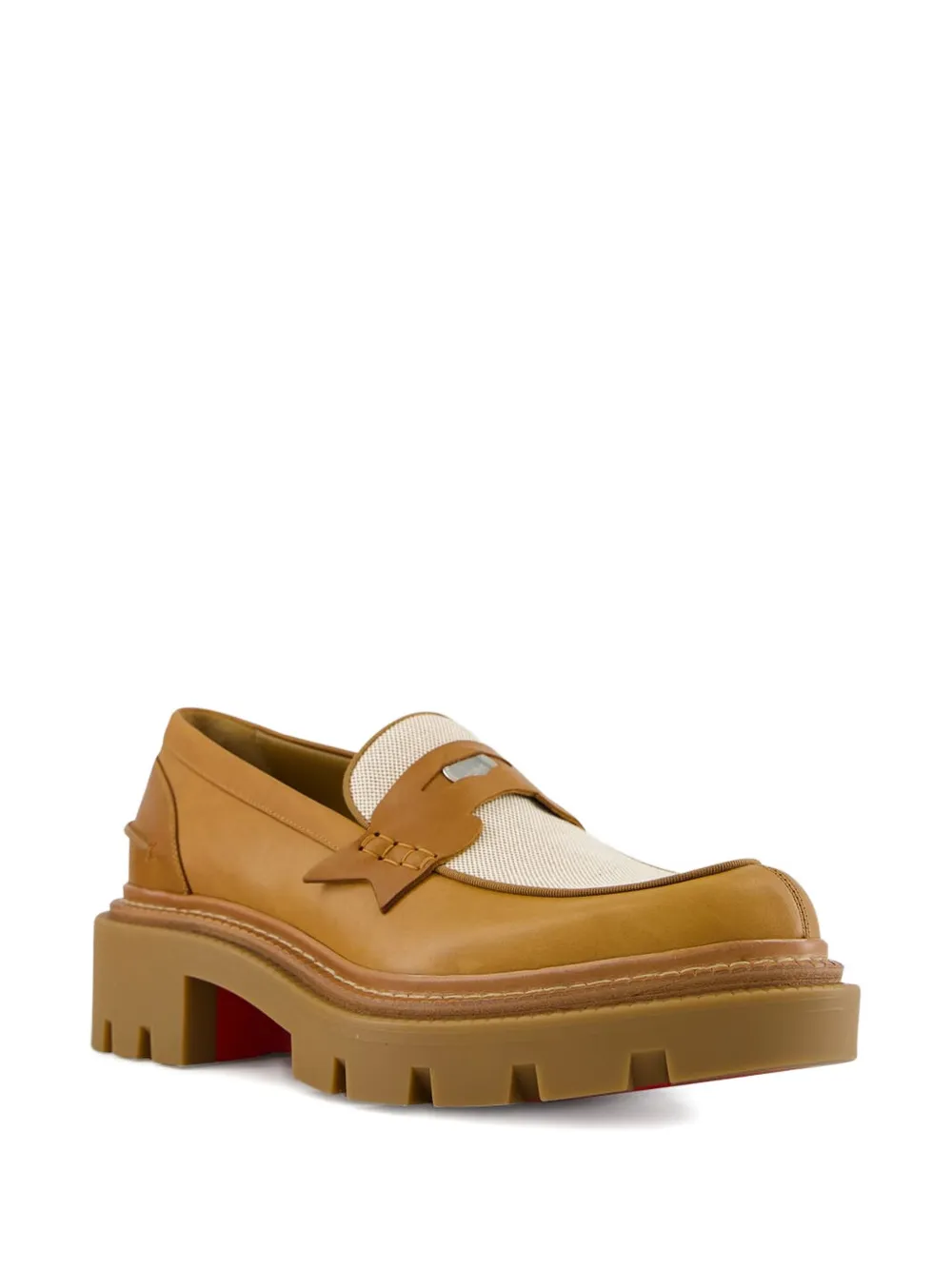 Christian Louboutin College chunky-sole leather loafers | Image 2