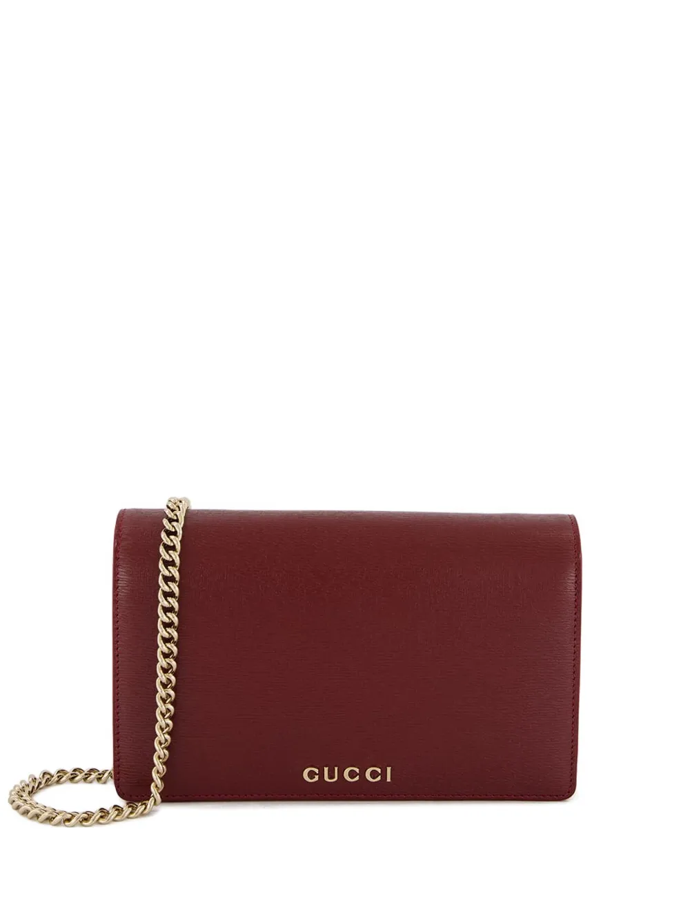 Gucci Ancora portemonnee met ketting Rood
