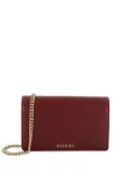 Gucci Ancora chain wallet - Red