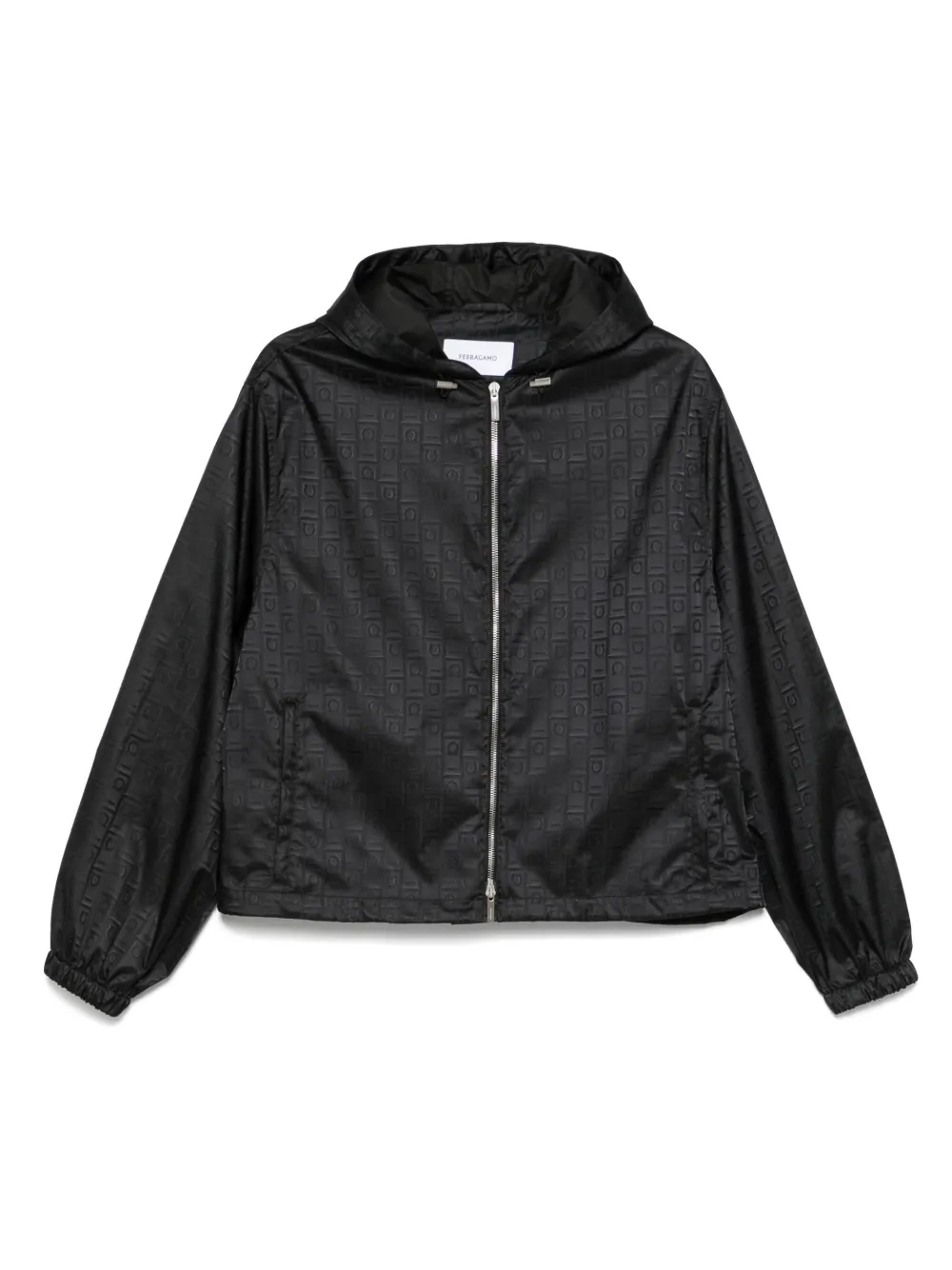 Ferragamo Bomberjack met rits Zwart