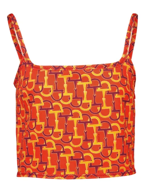 Gucci Horsebit-print top