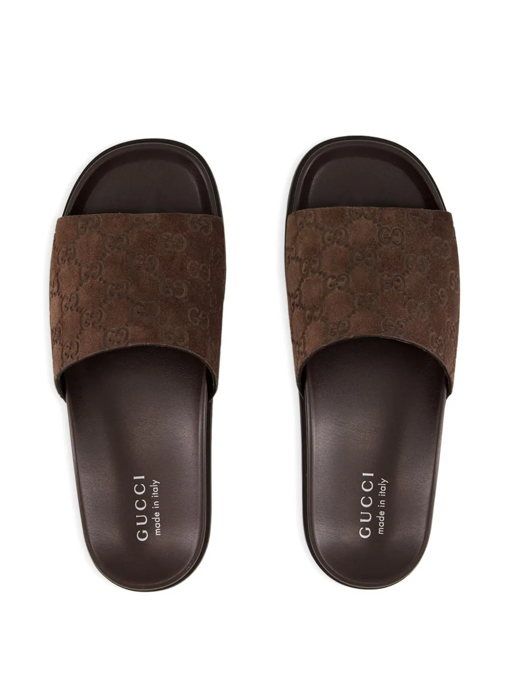 Gucci suede sandals Brown