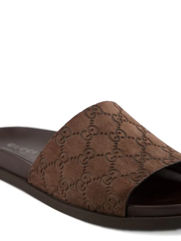 Gucci Suede Sandals | Brown | FARFETCH