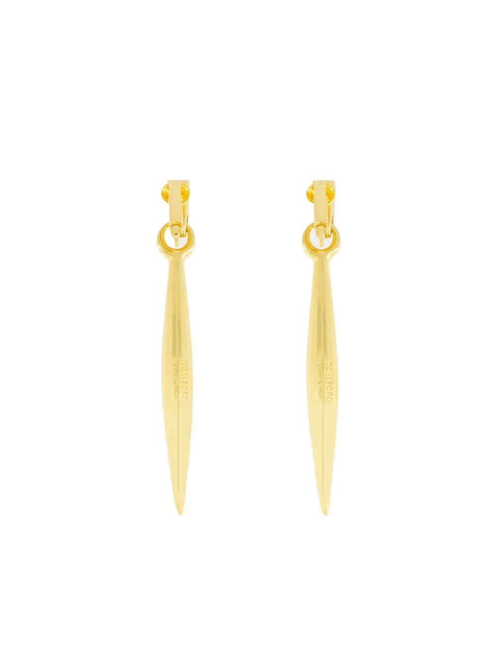 TOM FORD Messing oorbellen - Goud