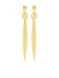 TOM FORD brass earrings - Gold