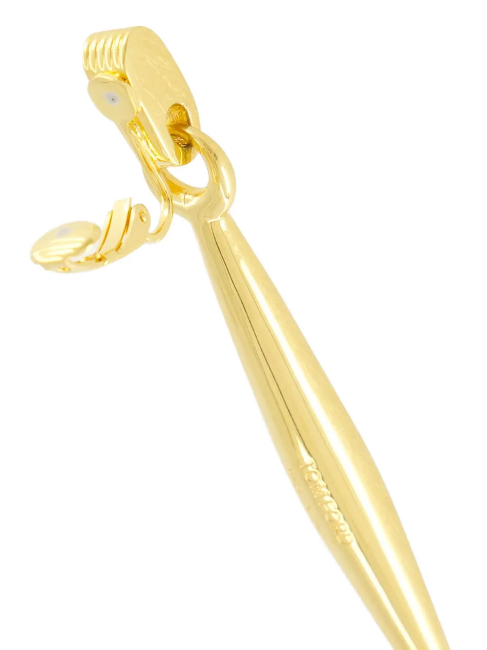 TOM FORD BRASS EARRINGS