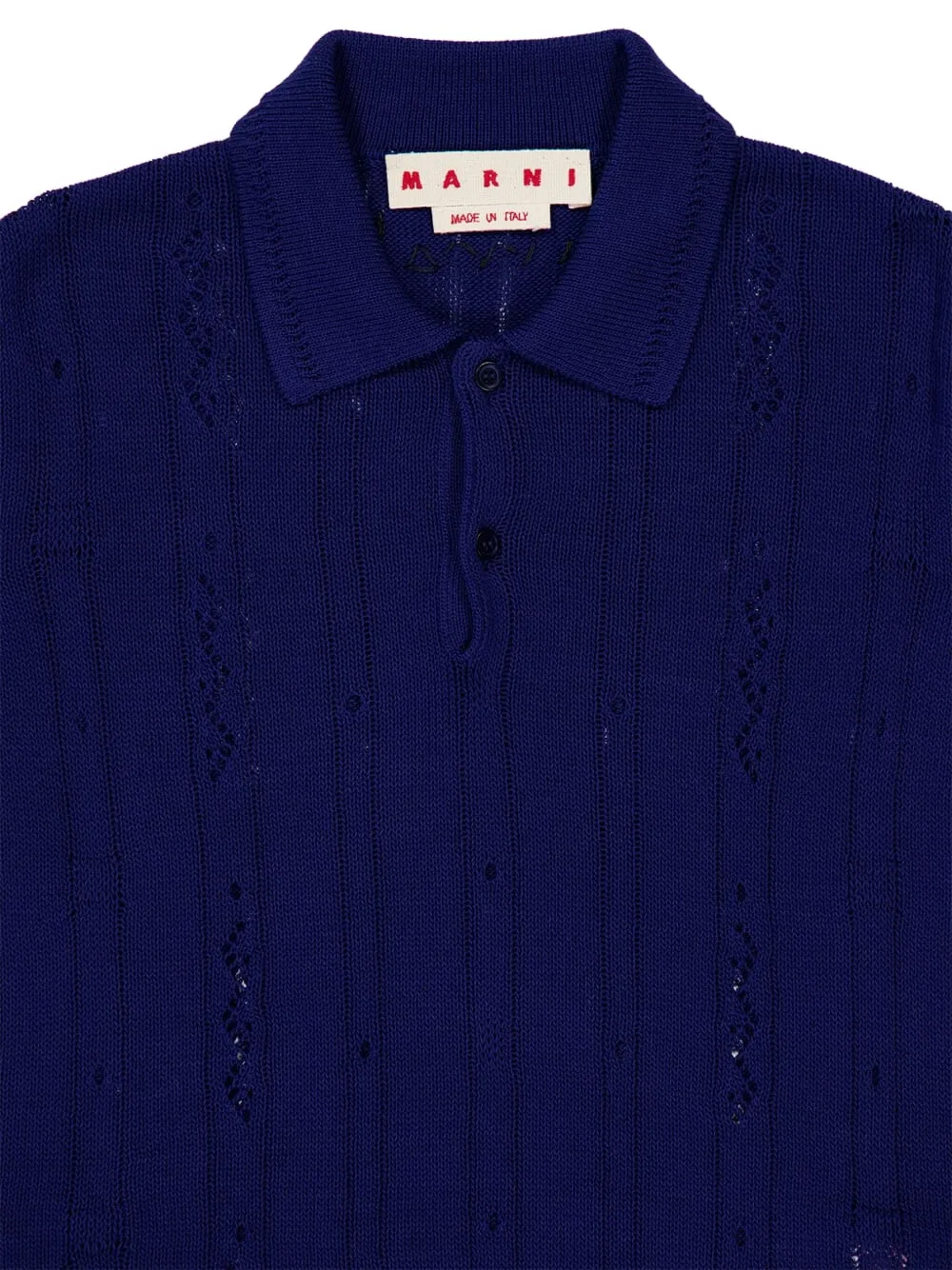 Marni Katoenen poloshirt Blauw
