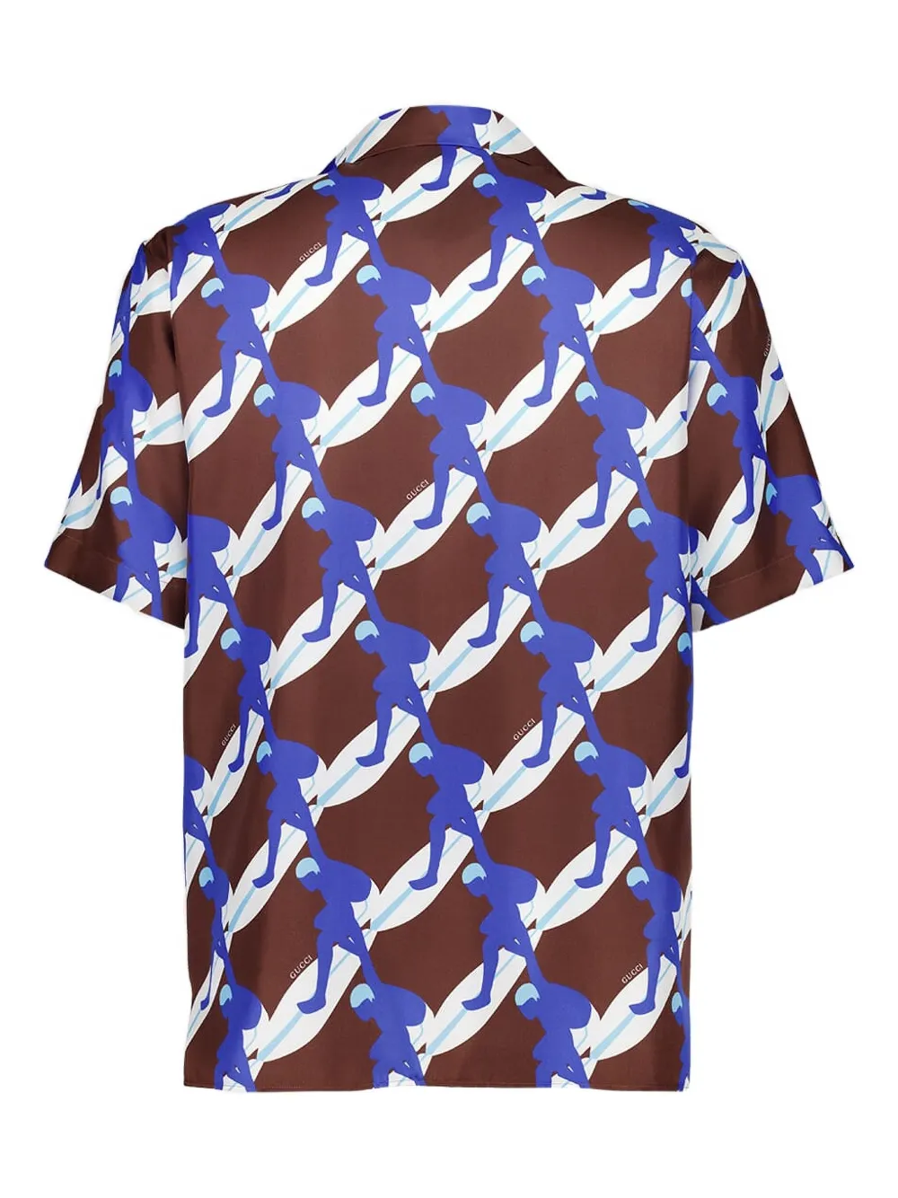 Gucci Overhemd met print - Bruin