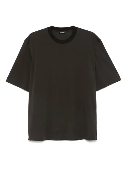 Zegna playera con cuello redondo