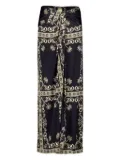Johanna Ortiz Dream Tiles midi skirt - Black