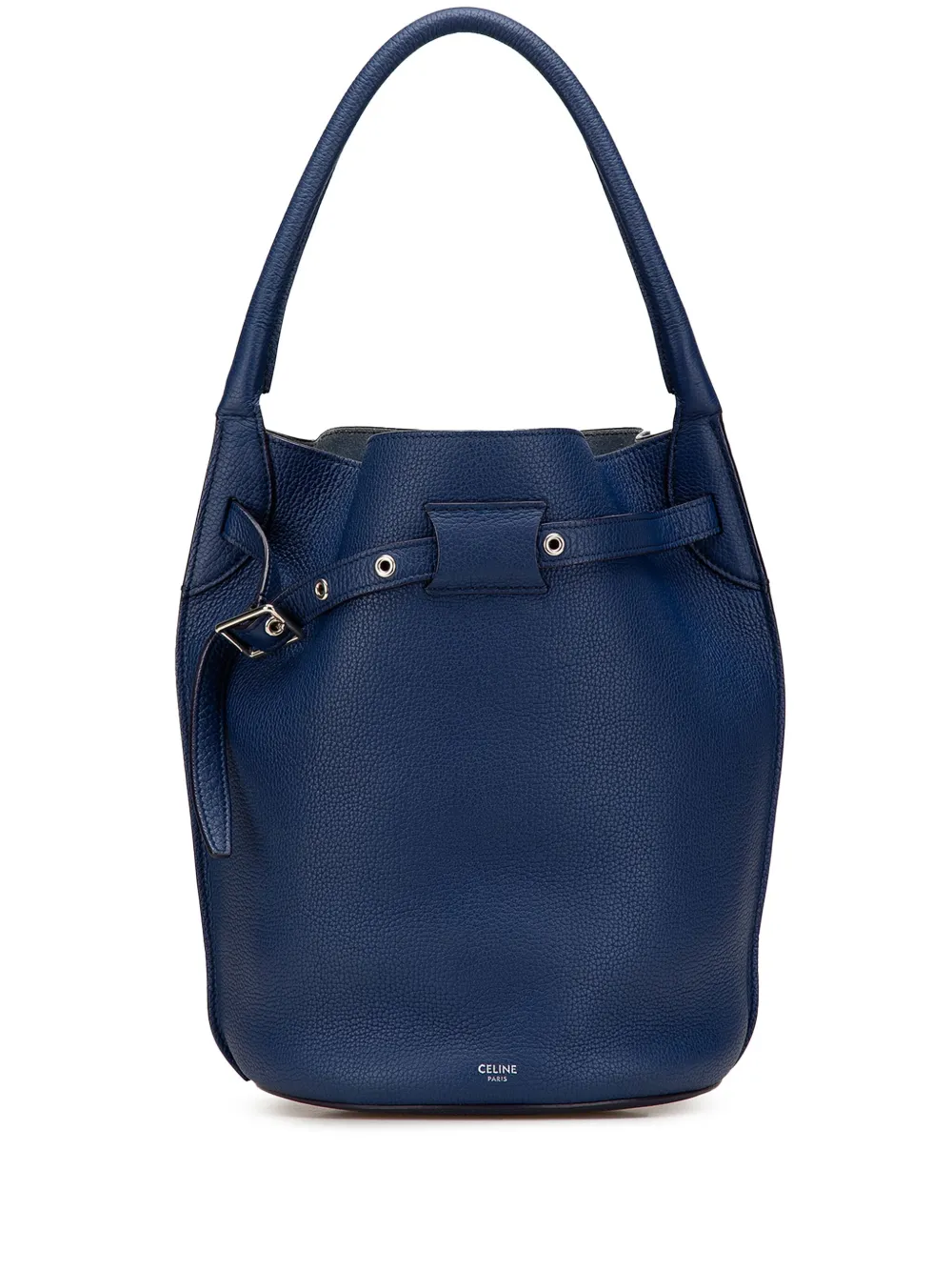 Céline Pre-Owned 2018 Leather Big Bag bucket bag - ブルー Céline Pre-Owned 2018 Leather Big Bag bucket bag - ブルー